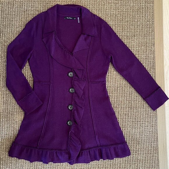 Nic + Zoe Long Wool Cardigan Sweater - Picture 3 of 8